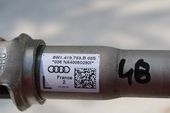AUDI A4 A5 8W Wałek kierowniczy pośredni 8W1419753B drążek krzyżak kierowniczej 8W1419753C 8W1419753B 8W1419753C 8W1419753B F5