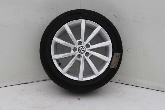 VW POLO FELGI 16 6C0601025A OPONY LATO KOŁA 6C FELGA OPONA 6C0601025H 7J*16H2 ET46 Dunlop SP Sport Maxx 215/45/16 86H 6C0601025A