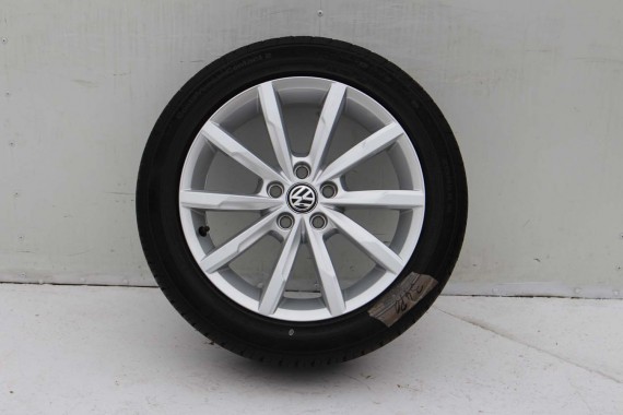VW POLO FELGI 16 6C0601025A OPONY LATO KOŁA 6C FELGA OPONA 6C0601025H 7J*16H2 ET46 Dunlop SP Sport Maxx 215/45/16 86H 6C0601025A