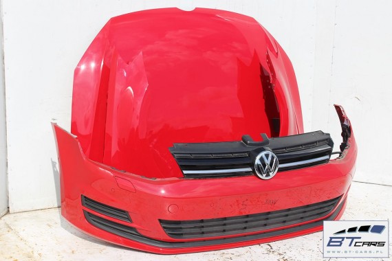 VW GOLF 7 VII PRZÓD maska błotniki zderzak pas przedni wzmocnienie błotnik LY3D Kolor: czerwony tornado 5G