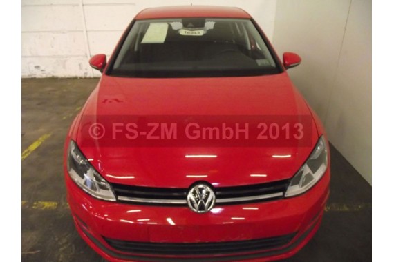 VW GOLF 7 VII PRZÓD maska błotniki zderzak pas przedni wzmocnienie błotnik LY3D Kolor: czerwony tornado 5G