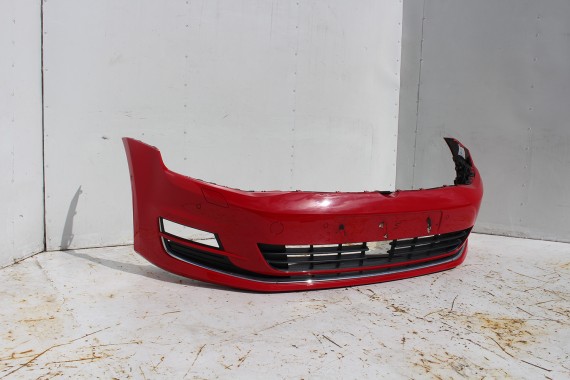 VW GOLF 7 VII PRZÓD maska błotniki zderzak pas przedni wzmocnienie błotnik LY3D Kolor: czerwony tornado 5G