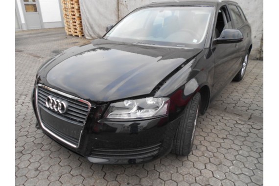 AUDI A3 SPORTBACK FOTELE KOMPLET FOTELI siedzeń siedzenia fotel tapicerka skóra kolor czarny 8P 8P4 czarna