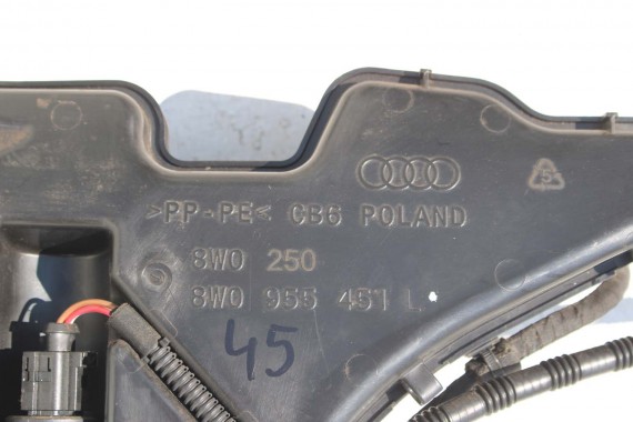 AUDI A4 ZBIORNIK PŁYNU SPRYSKIWACZY 8W0955451L 8W0955453H 8W0955453L 8W0955451H 8W0955453J B9 7M0919376 6R0955681 1K6955651