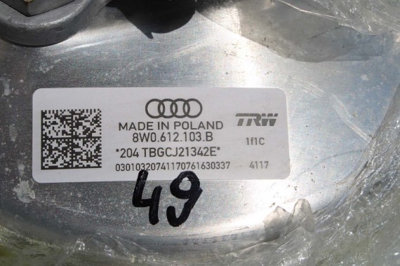 AUDI A4 A5 SERWO 8W0612103B + POMPA HAMULCOWA hamulca z pompą VwAG 8W0611021 8W0611301 8W00612107 8W B9 F5 8W0612103K 8W00612107