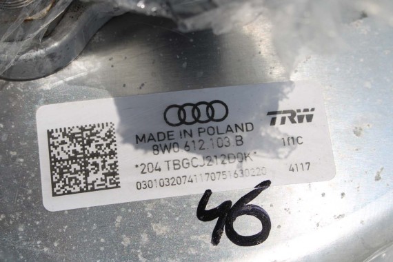 AUDI A4 A5 SERWO 8W0612103B + POMPA HAMULCOWA hamulca z pompą VwAG 8W0611021 8W0611301 8W00612107 8W B9 F5 8W0612103K 8W00612107