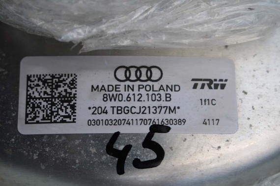 AUDI A4 A5 SERWO 8W0612103B + POMPA HAMULCOWA hamulca z pompą VwAG 8W0611021 8W0611301 8W00612107 8W B9 F5 8W0612103K 8W00612107