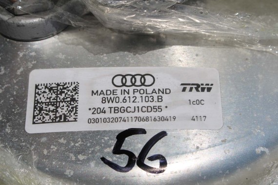 AUDI A4 A5 SERWO 8W0612103B + POMPA HAMULCOWA hamulca z pompą VwAG 8W0611021 8W0611301 8W00612107 8W B9 F5 8W0612103K 8W00612107