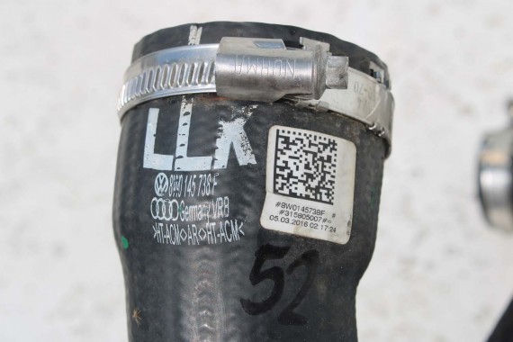 AUDI A4 A5 RURA INTERKULERA 8W0145738F 8W0 145 738 2.0 TFSi intercoolera wąż przewód 8W0145738H 8W0145738P 8W0145738F 8W0145738