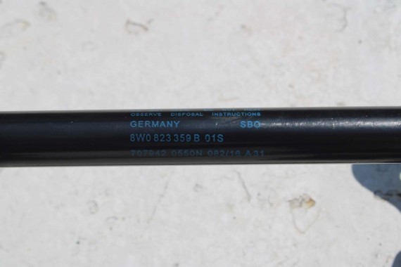 AUDI A4 ZAWIAS MASKI 8W0823301E 8W0823302E 8W0 823 301 E 8W B9 przód przedni 2 szt. 8W0823301C 8W0823302C 8W0823301E 8W0823302E