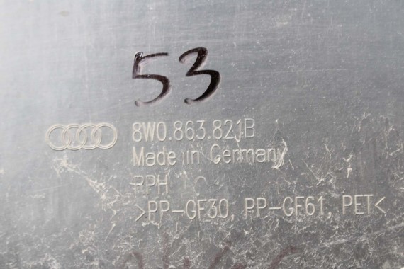 AUDI A4 A5 OSŁONA POD SILNIK 8W0863821B 8W0863822A skrzynię 8W0863821B 8W0863822A 8W F5 8W0863821 8W0863822 8W0863821 8W0863822