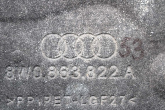 AUDI A4 A5 OSŁONA POD SILNIK 8W0863821B 8W0863822A skrzynię 8W0863821B 8W0863822A 8W F5 8W0863821 8W0863822 8W0863821 8W0863822
