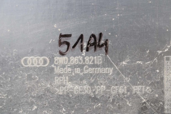 AUDI A4 A5 OSŁONA POD SILNIK 8W0863821B 8W0863822A skrzynię 8W0863821B 8W0863822A 8W F5 8W0863821 8W0863822 8W0863821 8W0863822