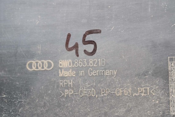 AUDI A4 A5 OSŁONA POD SILNIK 8W0863821B 8W0863822A skrzynię 8W0863821B 8W0863822A 8W F5 8W0863821 8W0863822 8W0863821 8W0863822
