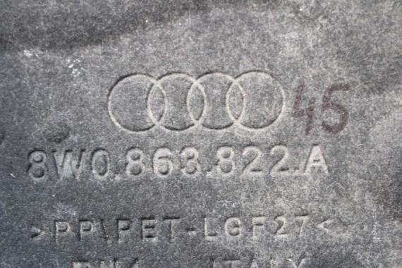 AUDI A4 A5 OSŁONA POD SILNIK 8W0863821B 8W0863822A skrzynię 8W0863821B 8W0863822A 8W F5 8W0863821 8W0863822 8W0863821 8W0863822