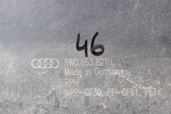 AUDI A4 A5 OSŁONA POD SILNIK 8W0863821B 8W0863822A skrzynię 8W0863821B 8W0863822A 8W F5 8W0863821 8W0863822 8W0863821 8W0863822