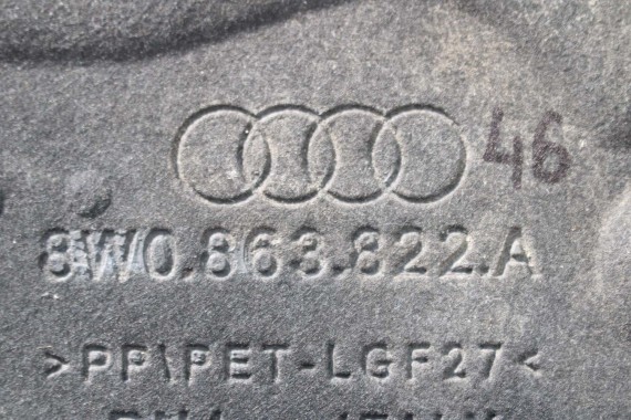 AUDI A4 A5 OSŁONA POD SILNIK 8W0863821B 8W0863822A skrzynię 8W0863821B 8W0863822A 8W F5 8W0863821 8W0863822 8W0863821 8W0863822