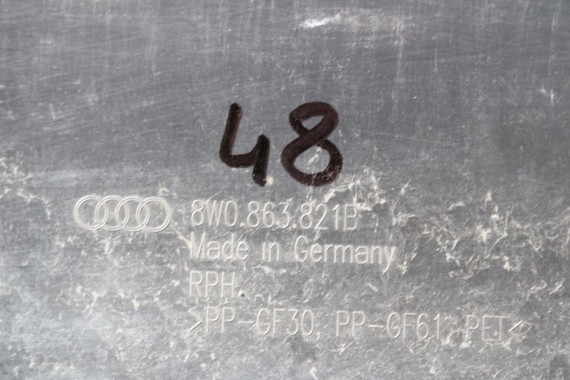 AUDI A4 A5 OSŁONA POD SILNIK 8W0863821B 8W0863822A skrzynię 8W0863821B 8W0863822A 8W F5 8W0863821 8W0863822 8W0863821 8W0863822