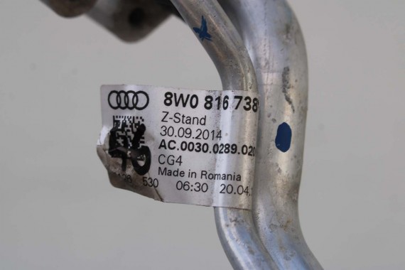 AUDI A4 RURKI KLIMATYZACJI KLIMY 8W 8W0816743BP 8W0816738P 8W1820720F 8W1820740F 8W0816721A 8W0816741AJ 8W0816743A 8W0816738Q b9