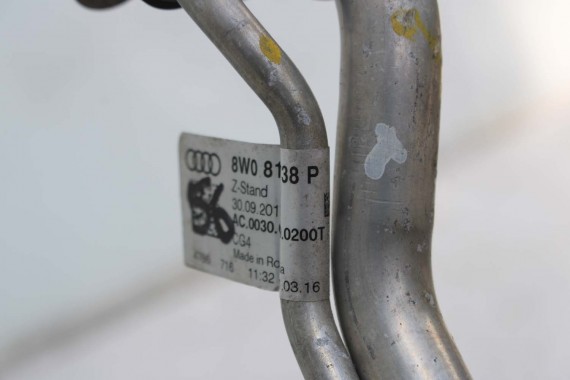 AUDI A4 RURKI KLIMATYZACJI KLIMY 8W 8W0816743A 8W0816738P 8W1820720F 8W1820740F 8W0816721A 8W0816741AJ 8W0816743BP 8W0816738Q b9