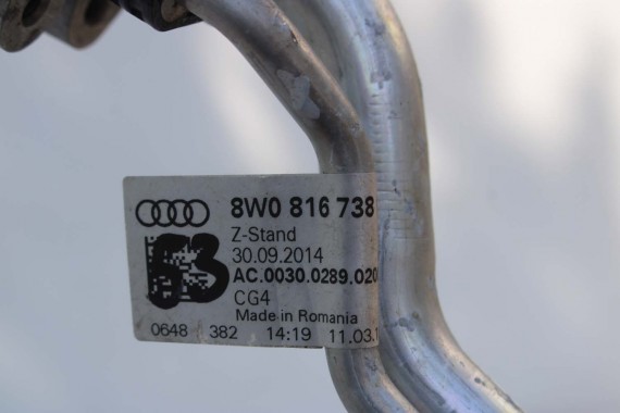 AUDI A4 RURKI KLIMATYZACJI KLIMY 8W 8W0816743A 8W0816738P 8W1820720F 8W1820740F 8W0816721A 8W0816741AJ 8W0816743BP 8W0816738Q b9