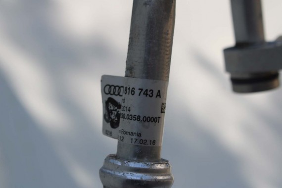 AUDI A4 RURKI KLIMATYZACJI KLIMY 8W 8W0816743A 8W0816738P 8W1820720F 8W1820740F 8W0816721A 8W0816741AJ 8W0816743BP 8W0816738Q b9