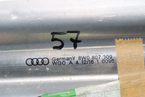 AUDI A4 A5 BELKA ZDERZAKA TYŁ 8W0807309 8W0807309A 8W0 807 309 8W B9 F5 wzmocnienie 8W0807309F 8W0807309G 8W0807309 8W0807309A