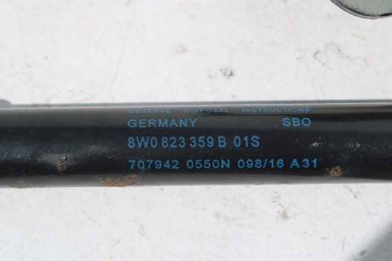 AUDI A4 ZAWIAS MASKI 8W0823301E 8W0823302E 8W0 823 301 E 8W B9 przód przedni 2 szt. 8W0823301C 8W0823302C 8W0823301E 8W0823302E