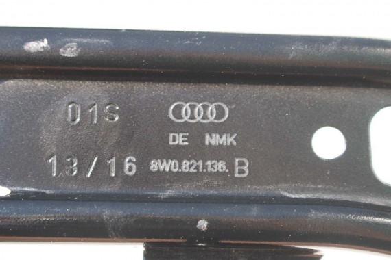 AUDI A4 8W ŚLIZG WSPORNIK BŁOTNIKA 8W0821135B 8W0821136B 8W0821184A 8W0821183A prowadnica mocowanie B9 8W0821135C 8W0821136C