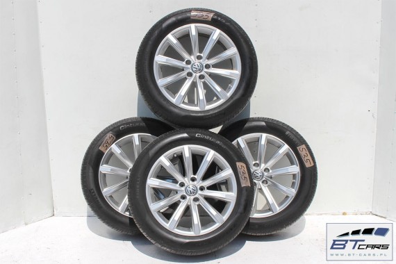VW PASSAT B8 CC FELGI 17 cali OPONY LETNIE KOŁA felga 3G0601025D 7J*17H2 ET40 opona LATO Pirelli Cinturato P7 215/55/17 84V