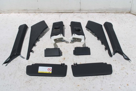 AUDI S5 F5 PODSUFITKA 8W6867506C TAPICERKA + słupki czarna 8W6867505C 8W6867233C 8W6867234C 8W6867243A 8W6867244A 8W6867287A V48