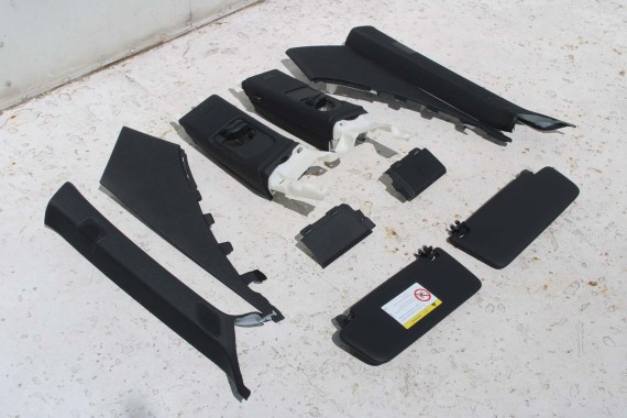 AUDI S5 F5 PODSUFITKA 8W6867506C TAPICERKA + słupki czarna 8W6867505C 8W6867233C 8W6867234C 8W6867243A 8W6867244A 8W6867287A V48