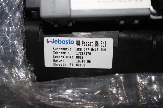 VW PASSAT B6 B7 SZYBERDACH 3C0877041 5M0877049 5M0877071 5M0877655 8D0959591C 5M0877651 5M0877049 3C0877041 5M0877049A