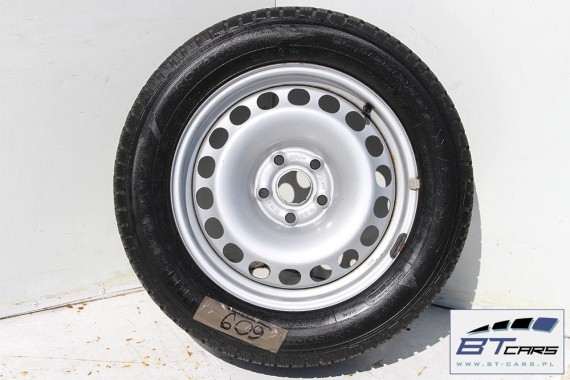 VW SHARAN TIGUAN Q3 FELGI STALOWE 16 KOŁA OPONY ZIMA felga 5N0601027B 6,5J*16H2 ET33 opona GOODYEAR ULTRAGr/p 7 205/60/16 96H