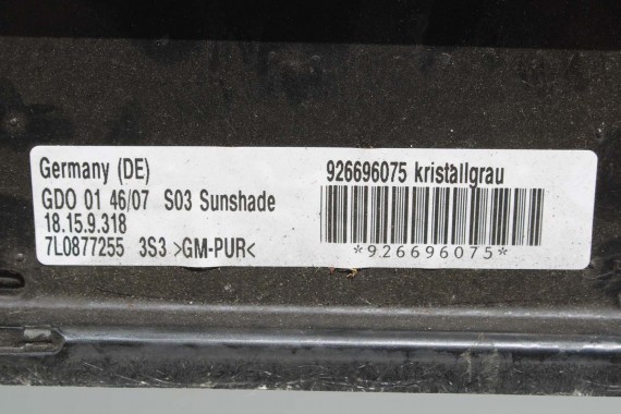 VW TOUAREG SZYBERDACH DACH SZYBER 7L6877041 7L6877055 7L 7L6877049 7L6877049 8D0959591C 7L6959591 7L6877041H 7L6877041 7L6877041
