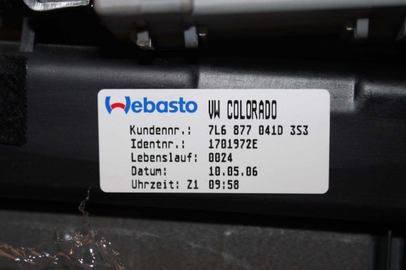 VW TOUAREG SZYBERDACH DACH SZYBER 7L6877041 7L6877055 7L 7L6877049 7L6877049 8D0959591C 7L6959591 7L6877041H 7L6877041 7L6877041