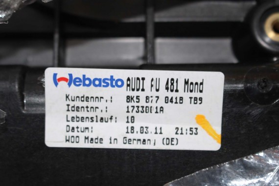 AUDI A4 SEDAN SZYBERDACH DACH 8K5877041B 8K 8K5 877 041 B 2008-2016 b8 8K5877049 8K5877049A 8K5877049B 8K5877071A 8K5877071
