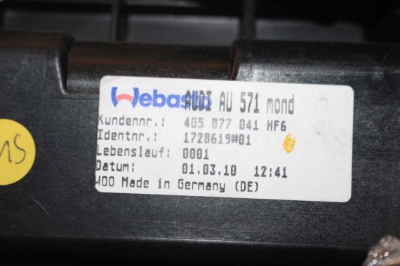 AUDI A6 SEDAN DACH SZYBERDACH 4G 4G5 4G0 2010-  4G5877041 HF6 4G8877255 4G8 877 255 A 4G5 877 041 4G 2010- 4G5877049