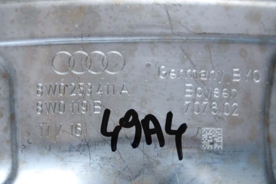 AUDI A4 A5 WYDECH TŁUMIK 8W0253411A 8W5253611 2.0 TFSi benzyna 8W F5 b9 środkowy 8W5253611 8W5253612 8W0253411A 8W0253611 QBK