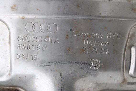 AUDI A4 A5 WYDECH TŁUMIK 8W0253411A 8W5253611 2.0 TFSi benzyna 8W F5 b9 środkowy 8W5253611 8W5253612 8W0253411A 8W0253611 QBK