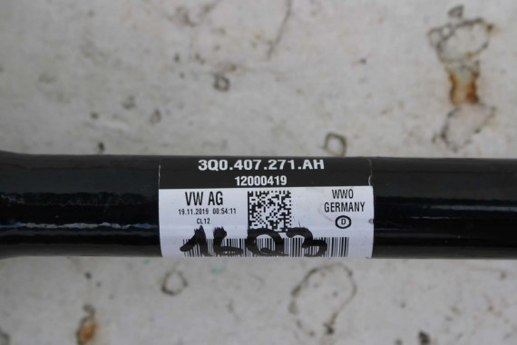 VW AUDI Q3 PÓŁOŚ PRZEDNIA LEWA 3Q0407271AH 3Q0 407 271 AH 3Q0407271CD przód 3Q0407271AH 3Q0407271CD 3Q0407271AH 3Q0407271CD