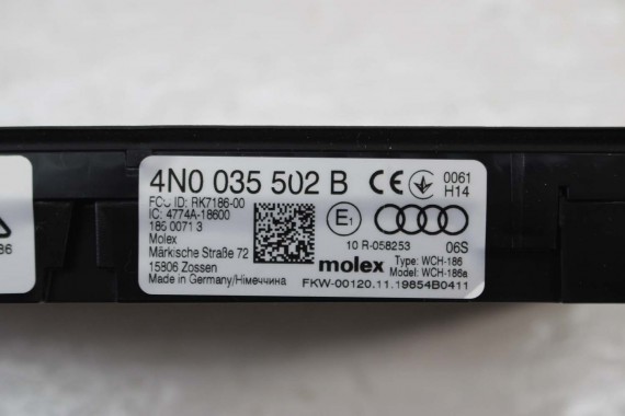 AUDI ŁADOWARKA 4N0035502B 4N0863075A 4N0 035 502 ŁADOWARKA 4N0035502 indukcja 4N0035502B 4N0035502B 4N0035502B 4N0035502B VW