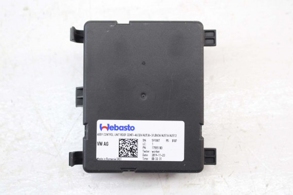 AUDI Q3 83A MODUŁ STEROWNIK SZYBERDACHU 4K0907594AC 4K0 907 594 AC STEROWNIKI 4K0907594 4K0907594AC SEAT SKODA VW 4K0907594AC