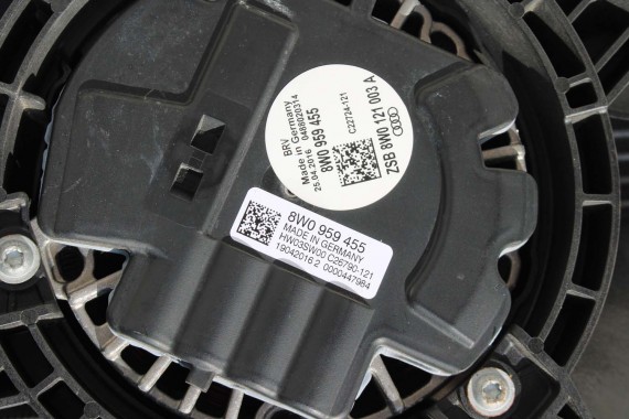 AUDI A4 A5 8W CHŁODNICE + WENTYLATOR 8W0121251K 8W0145805N 8W0959455 8W0121003A 8W0816411C B9 8W0121003C 8W0959455J 8W0959455AC