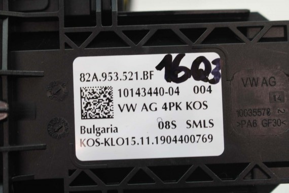 AUDI Q3 MANETKI KIEROWNICY 82A953521BF przełącznik manetka kierownicy 82A 953 521 tempomat 82A953521B + TAŚMA 5Q1953549  AIRBAG