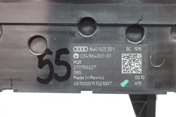 AUDI A4 PANEL Z PRZYCISKAMI PRZYCISKI 8W0925301BC 8W0 925 301 BC przycisk b9 f5 sterowania 8W0925301BC 8W0925301BC 8W0925301BC