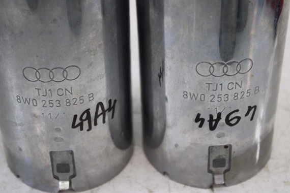 AUDI A4 A5 NAKŁADKA KOŃCÓWKA WYDECHU 8W0253825B 8W0 253 825 B 8W B9 F5 8W0071762 8W0253825B 8W0253825B 8W0253825B 8W0253825