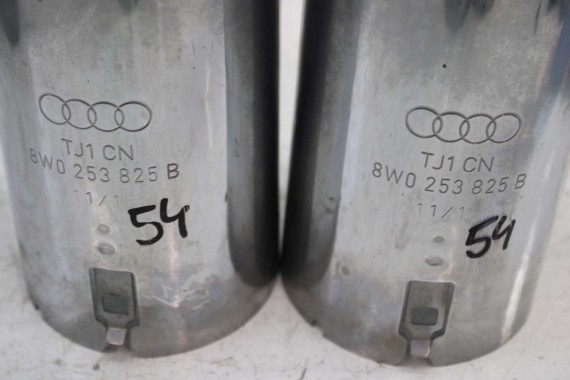 AUDI A4 A5 NAKŁADKA KOŃCÓWKA WYDECHU 8W0253825B 8W0 253 825 B 8W B9 F5 8W0071762 8W0253825B 8W0253825B 8W0253825B 8W0253825