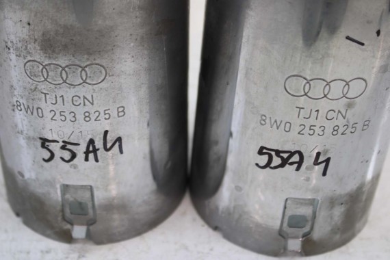 AUDI A4 A5 NAKŁADKA KOŃCÓWKA WYDECHU 8W0253825B 8W0 253 825 B 8W B9 F5 8W0071762 8W0253825B 8W0253825B 8W0253825B 8W0253825