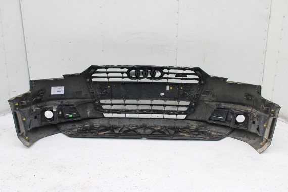 AUDI A4 B9 ZDERZAK PRZEDNI PRZÓD 8W0807065 + GRIL ATRAPA 8W0853651 GRILL  8W B9 0E0E LY9T czarny 8W0807065 8W0807611 8W0853651
